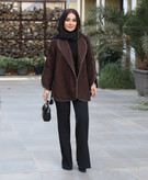 مانتو مخمل زنانه