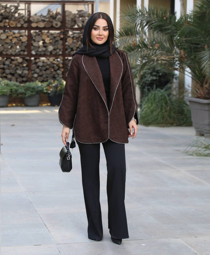 مانتو مخمل زنانه