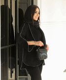 مانتو زنانه مشکی شیک