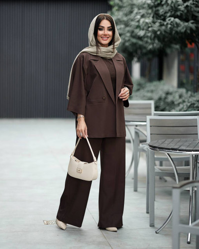 ست کت شلوار بزیاق زنانه