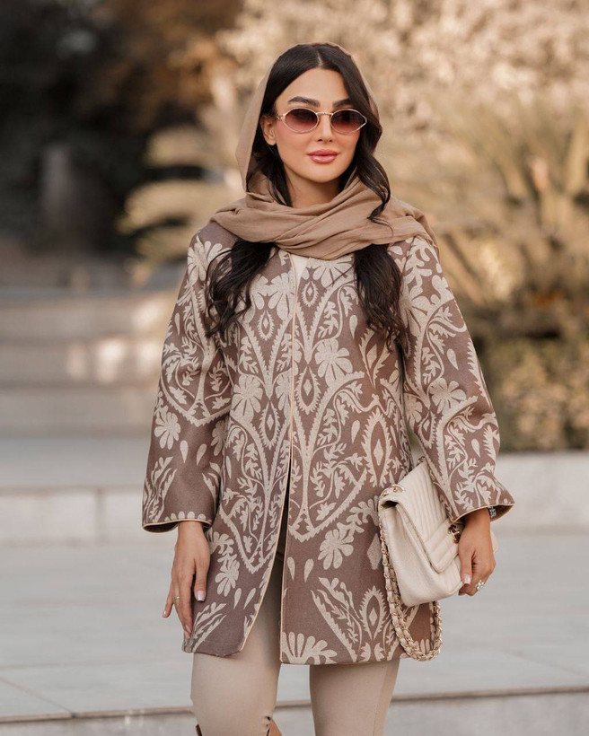 پالتو دخترانه فوتر پشمی