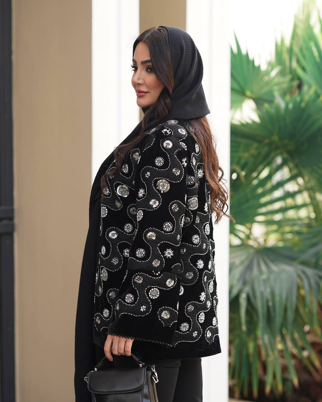 کت جواهردوزی مجلسی