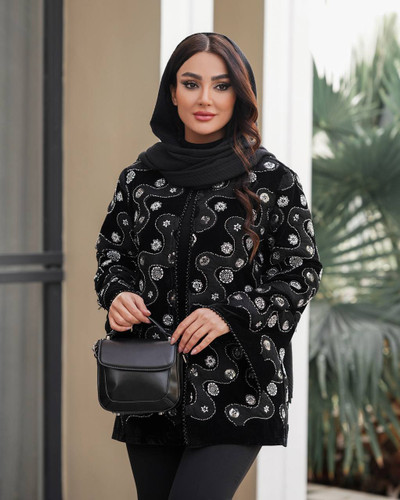 مانتو زنانه مجلسی جواهردوزی