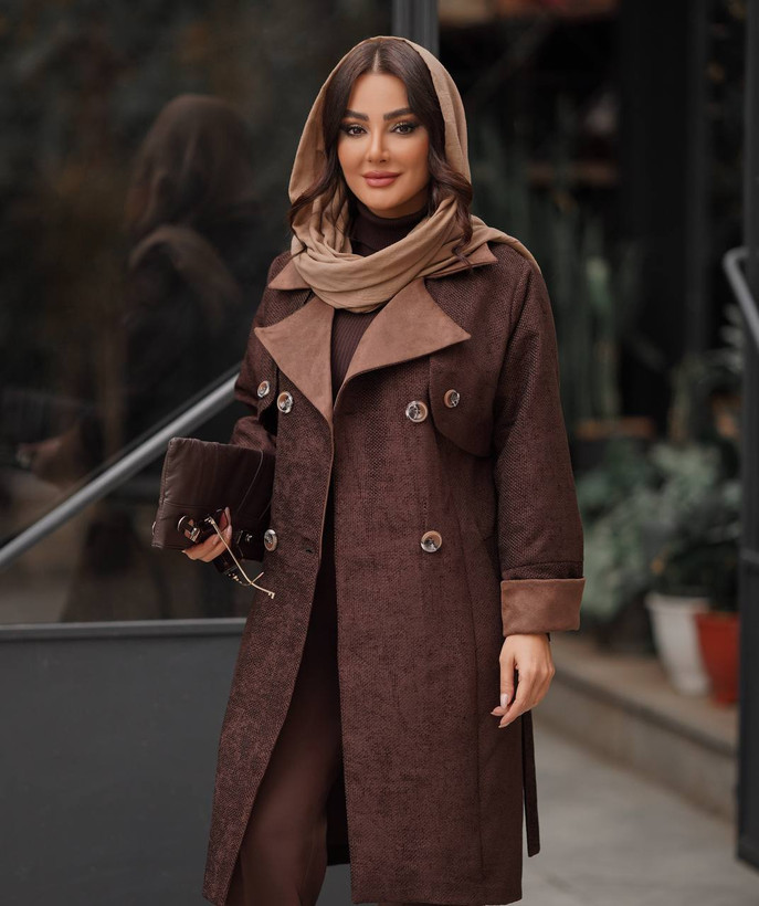 مانتو یقه انگلیسی