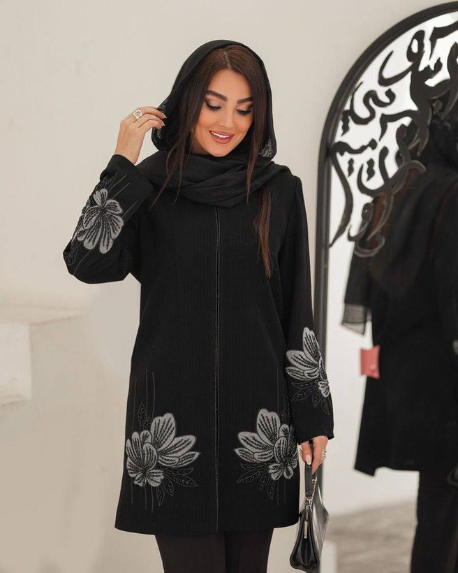 مانتو کتی مجلسی گلدوزی
