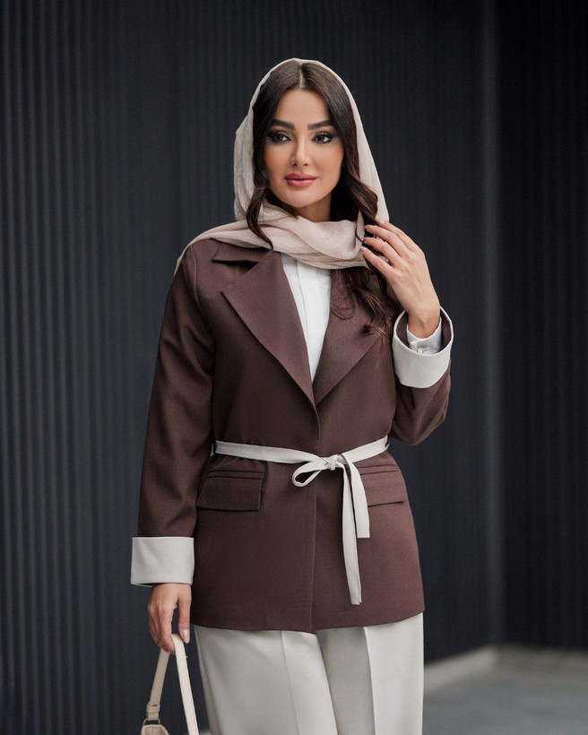 مانتو کت شلواری شیک