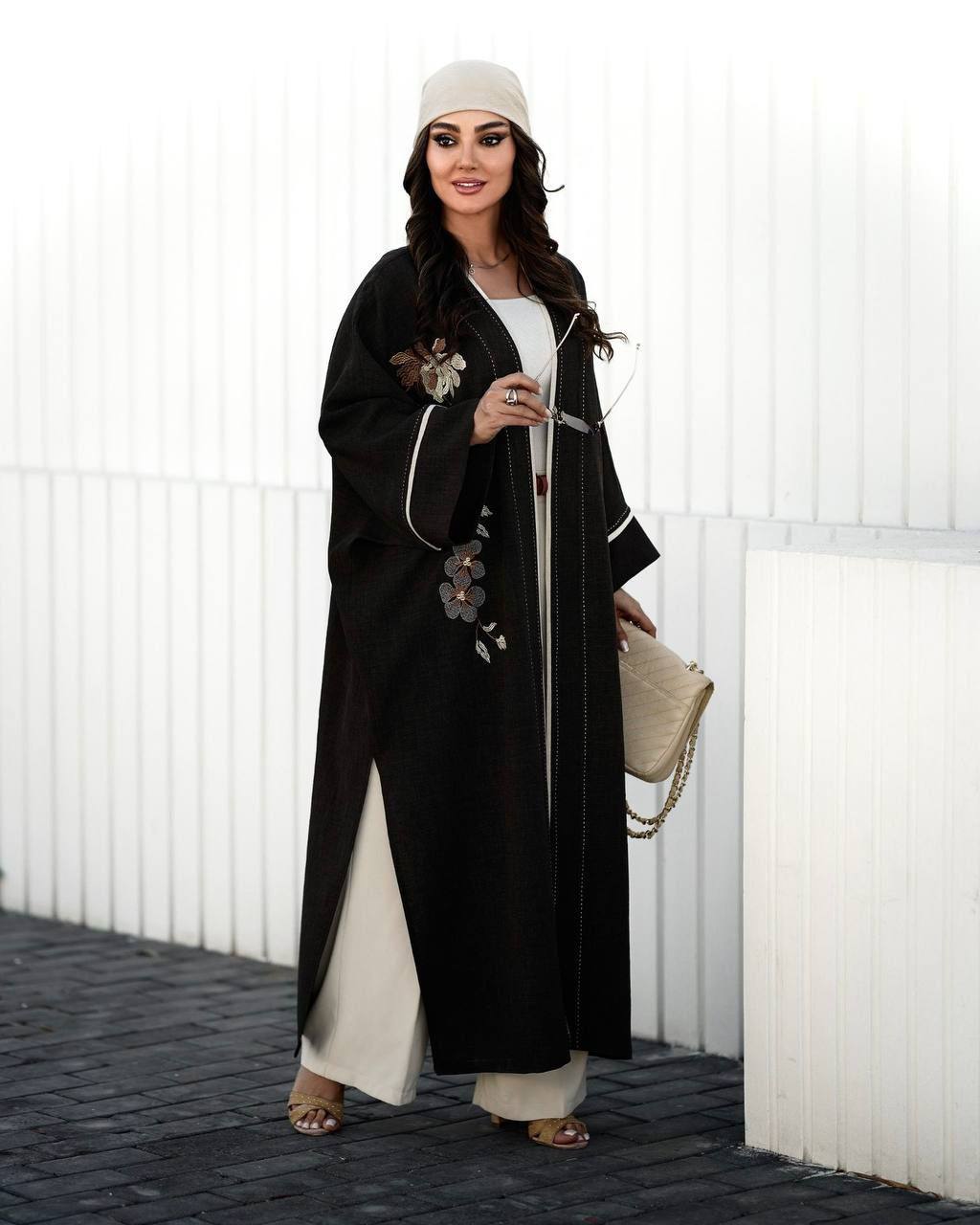 مانتو مجلسی زنانه شانتون گلدوزی